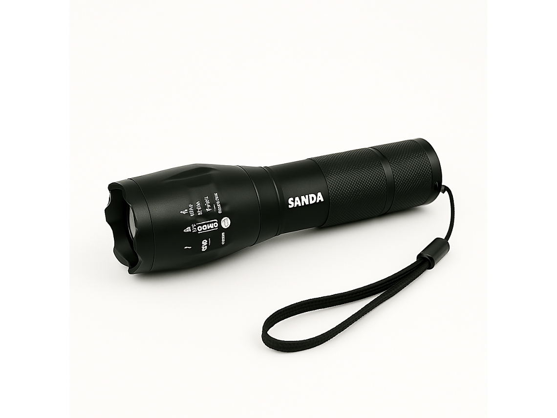 Linterna Led Recarregável Sanda Sd 5613 Negro
