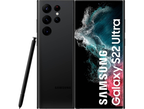 Smartphone SAMSUNG Galaxy S22 Ultra 5G (6.8'' - 8 GB - 128 GB - Negro)