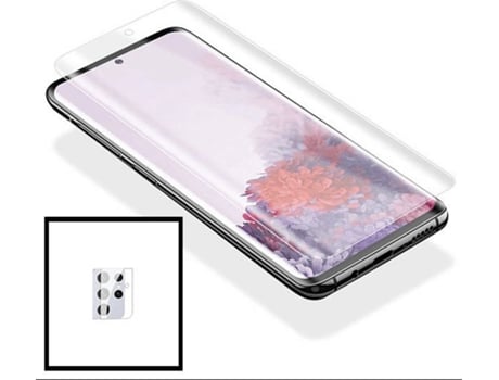 Protector de Pantalla Gel Samsung Galaxy S21 Plus G4M Frente y Cámara