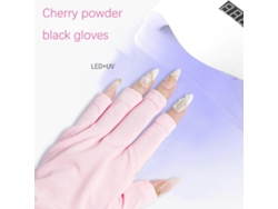Uv Gloves Gel Nail Lamp Uv Shield Glove,protection Gloves For Manicures,protect Hands Nail Art Stretchy Fingerless Glove Holiday Gifts GOKOCO