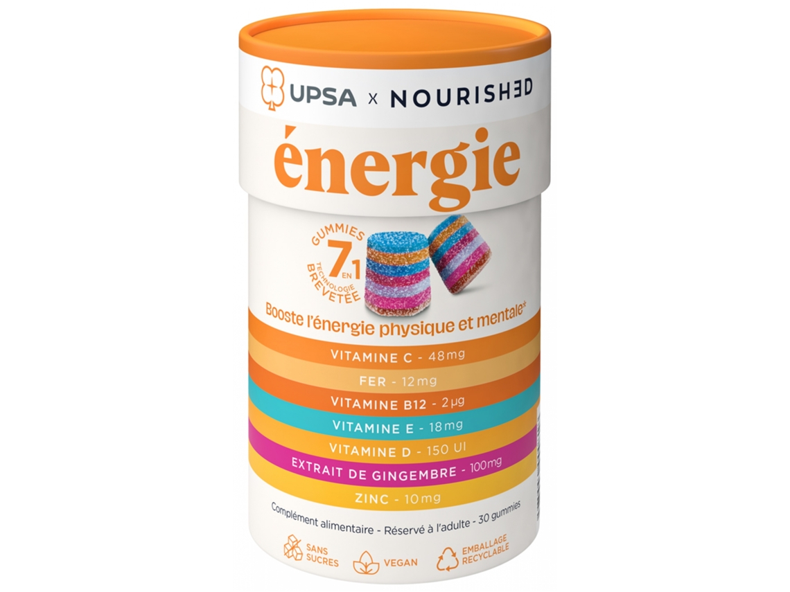 X Nourished Gummies 7En1 Energía 30 Gummies UPSA