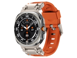 Correa Explorer Metal Head de caucho fluorocarbono para Samsung Galaxy Watch Ultra de 47 mm
