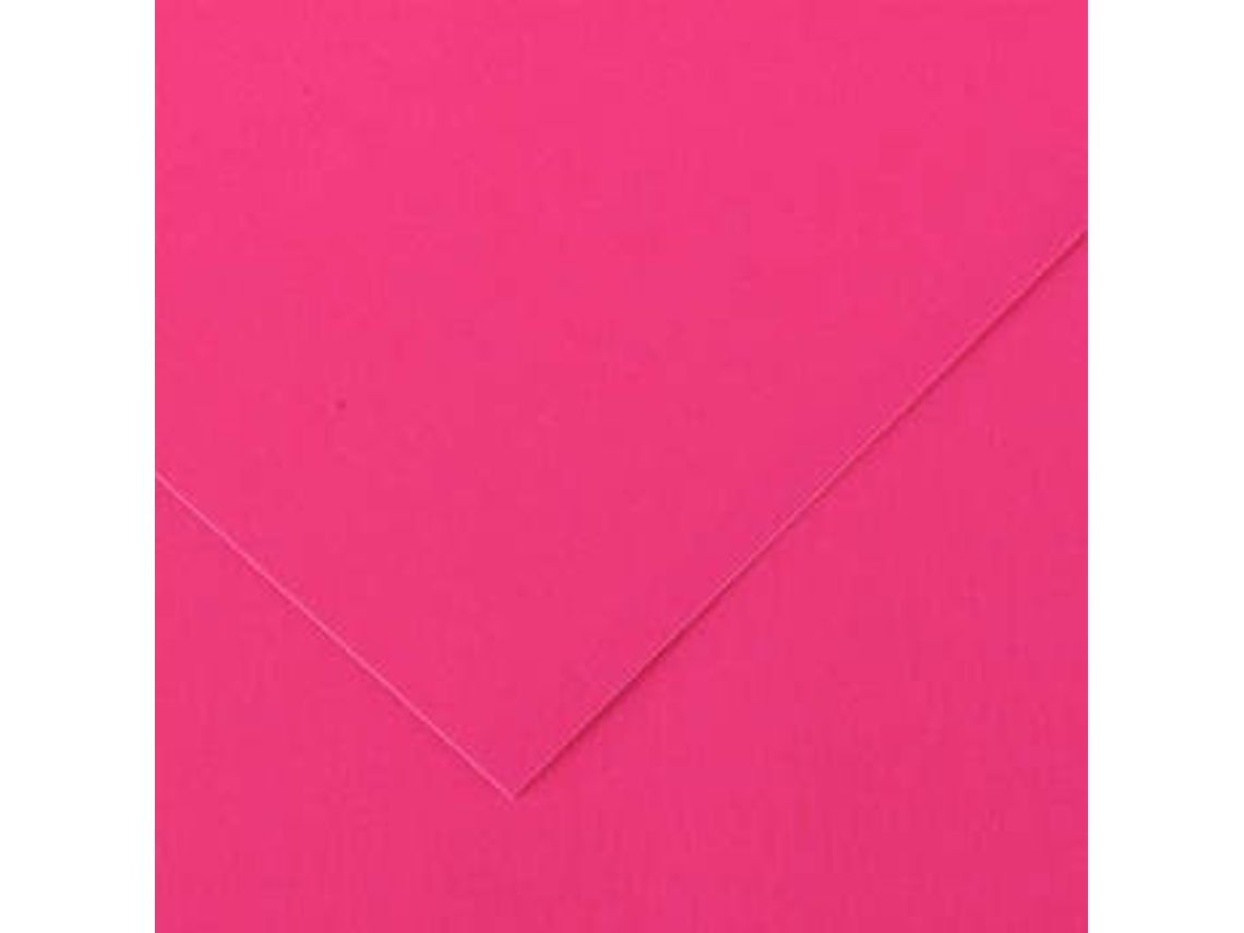 Cartulina CANSON Rosa (50 x 65 cm - 25 Unidads - 250 g/m²)