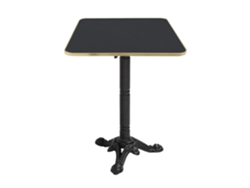 Mesa de Comedor Inclinable 60 X 60 Cm Encimera Con Revestimiento En Capas Y Cantos De Aluminio Oviala