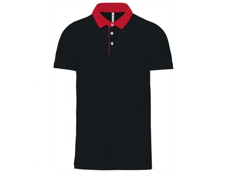 Camisa KARIBAN Pólo Jersey Rojo (XL)