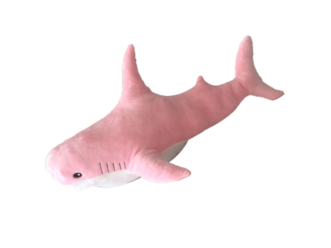 Muñeco De Peluche De Tiburón De Dibujos Animados De 45 Cm, Regalo De Cumpleaños, Juguete Suave