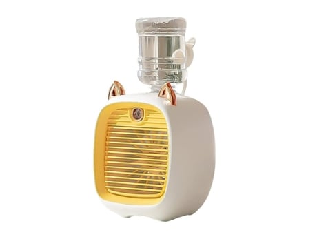TURMIN Fans304 Ventilador Portátil 3 Velocidades Nano Spray 2400 Mah Amarillo