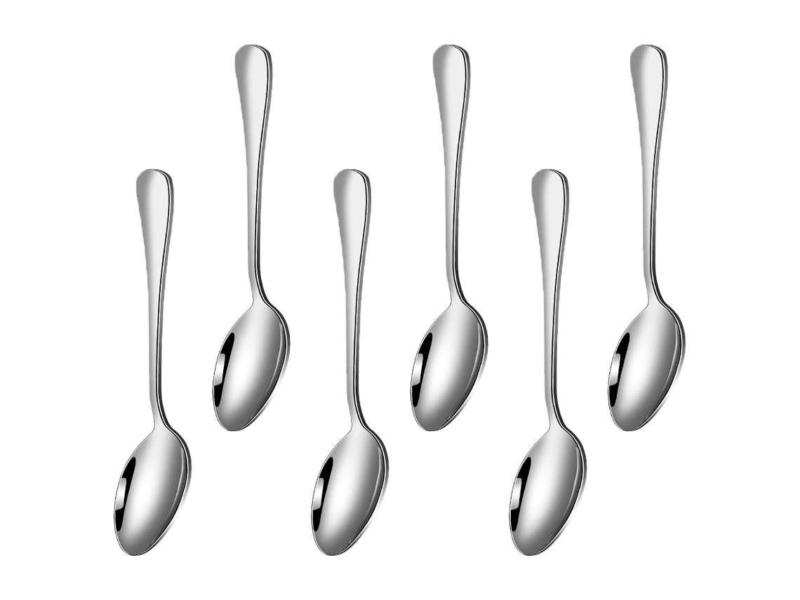 Juego de 6 cubiertos de acero inoxidable - Lavables a máquina TRUYUETY