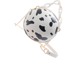 Bolsa Transversal Feminina Com Estampa De Vaca, Pequena, Ideal Para Celular E Cartões, Ou Elegante.