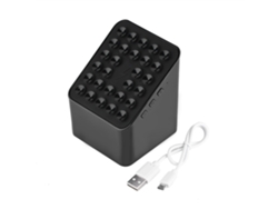 Altavoz Bluetooth 3 En 1 Con Carga Inalámbrica Y Soporte Magnético Para Teléfonos Negro