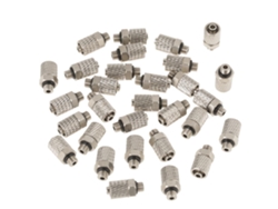 2026velora-30 Piezas Conector Macho Recto Neumático Rápido M5 6mm Para Manguera De Aire