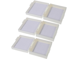 Juego de 3 estuches deslizantes para guardar portaobjetos de microscopio, con 25 compartimentos cada uno. SFUSHOS