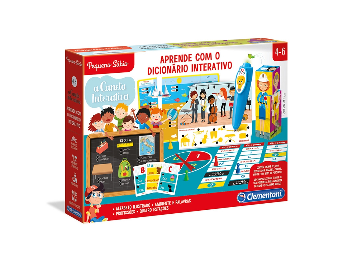 Juego Didáctico CLEMENTONI Diccionario Interactivo (Edad Mínima: ‍4 Años)