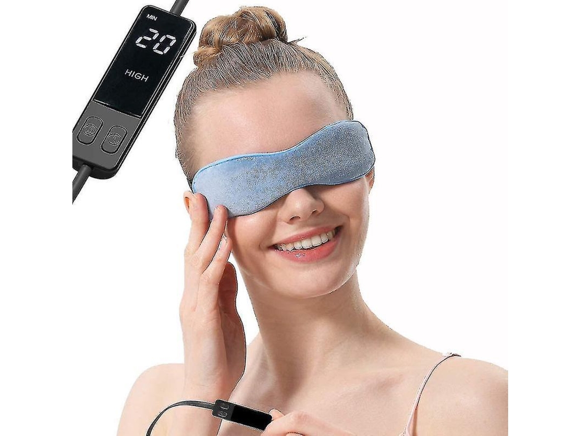 Mascarilla ocular de efecto calor más rápido con semillas de lino para espolones, blefaritis y tratamiento hidratante.
