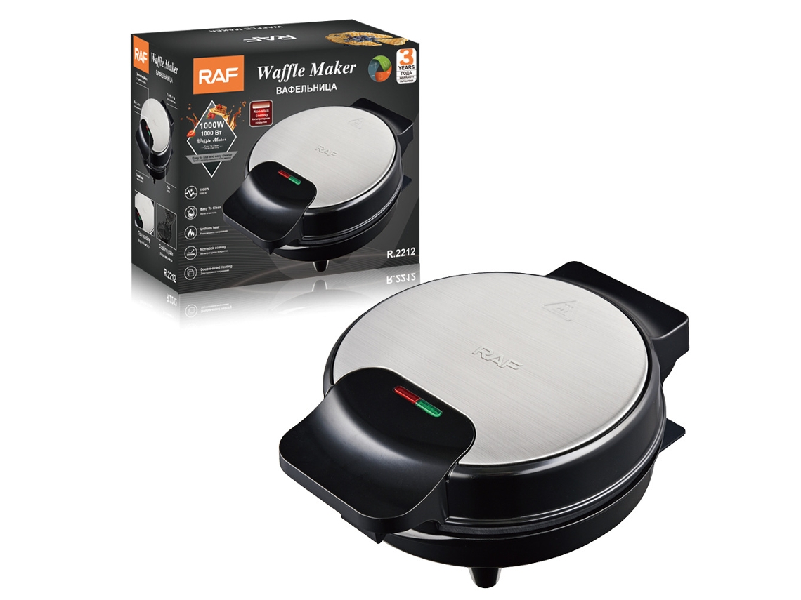 Gofrera de estilo europeo y americano, totalmente automática, mini, con calentamiento por ambos lados.