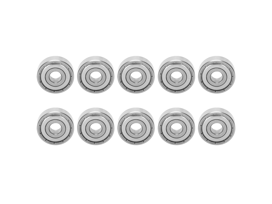 10 Rodamientos De Bolas De Acero Inoxidable S627z Para Patines, Rodamientos De Alta Velocidad.