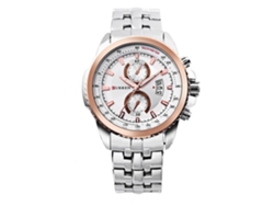 Reloj De Pulsera Para Hombres Hannah Martin Moda De Cuarzo (blanco)