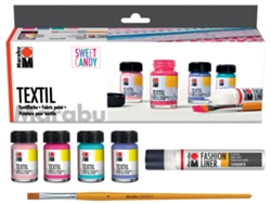 Tinta Textil MARABU Textil Conjunto Sweet Candy