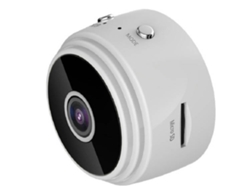 Mini cámara espía A9 inalámbrica con wifi, 10880P HD, Yizhood, con detección de movimiento (blanca)