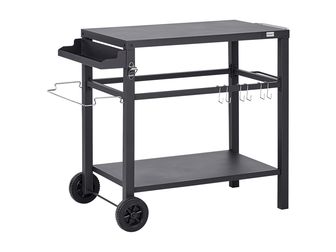 Carro de Cocina BELIANI Staletti Acero Negro 60X115X83