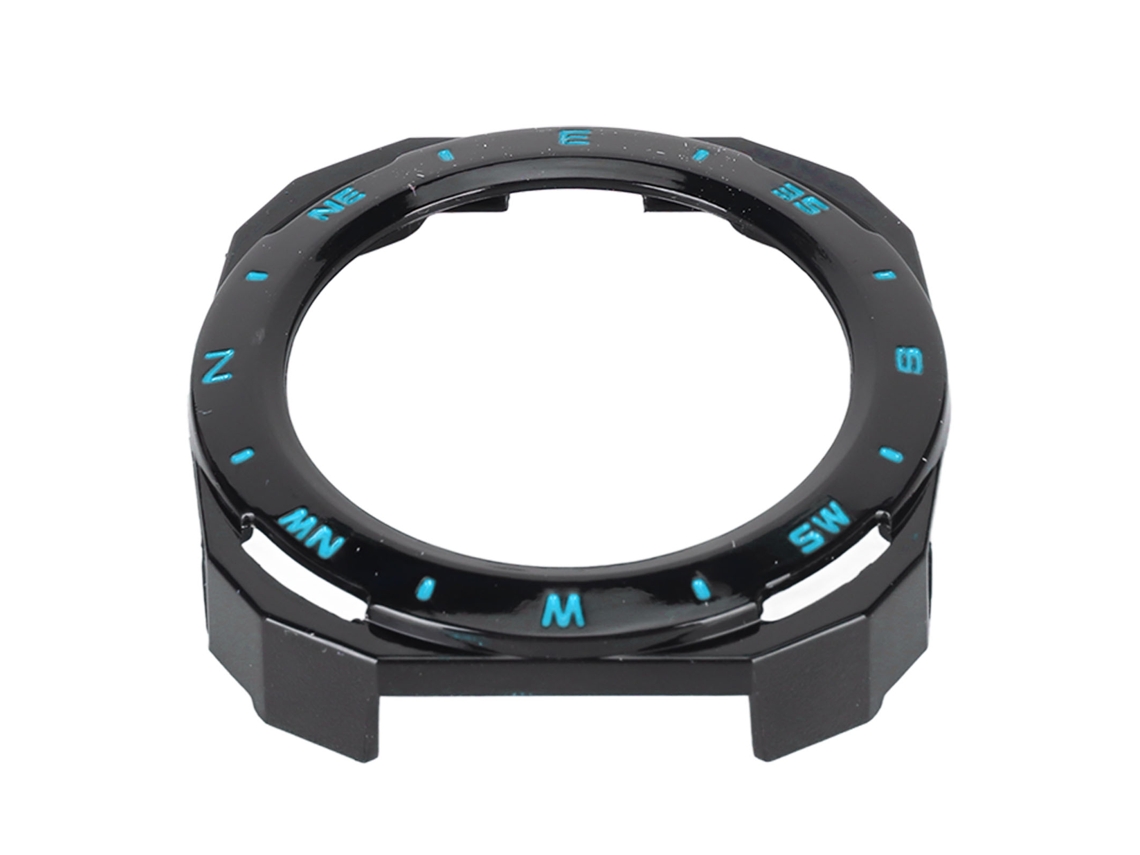 Funda protectora antigolpes de policarbonato para Huawei Watch GT Cyber, color negro y azul.