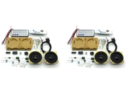 2 Kits De Electrónica Diy Para Altavoces Bluetooth, Proyecto De Soldadura Diy, Estéreo, Compatible Con U Disk.