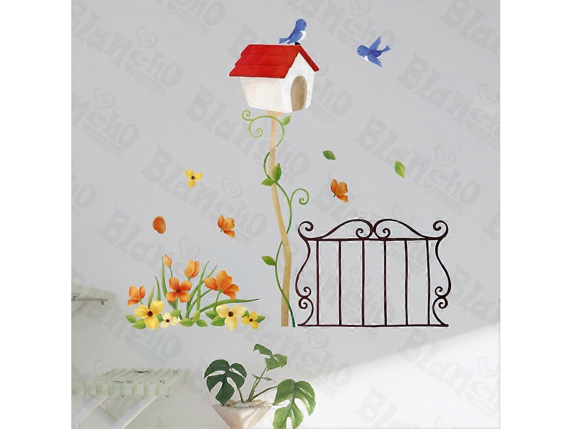 Pegatinas de pared grandes de bicicleta y girasol, calcomanías, apliques, decoración del hogar slowmoose