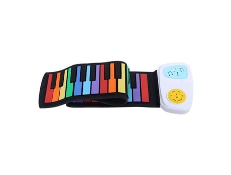 Teclado de Piano Flexible enrollable, juguete de música primaria portátil, regalo suave para niños para música de entrenamiento de Piano
