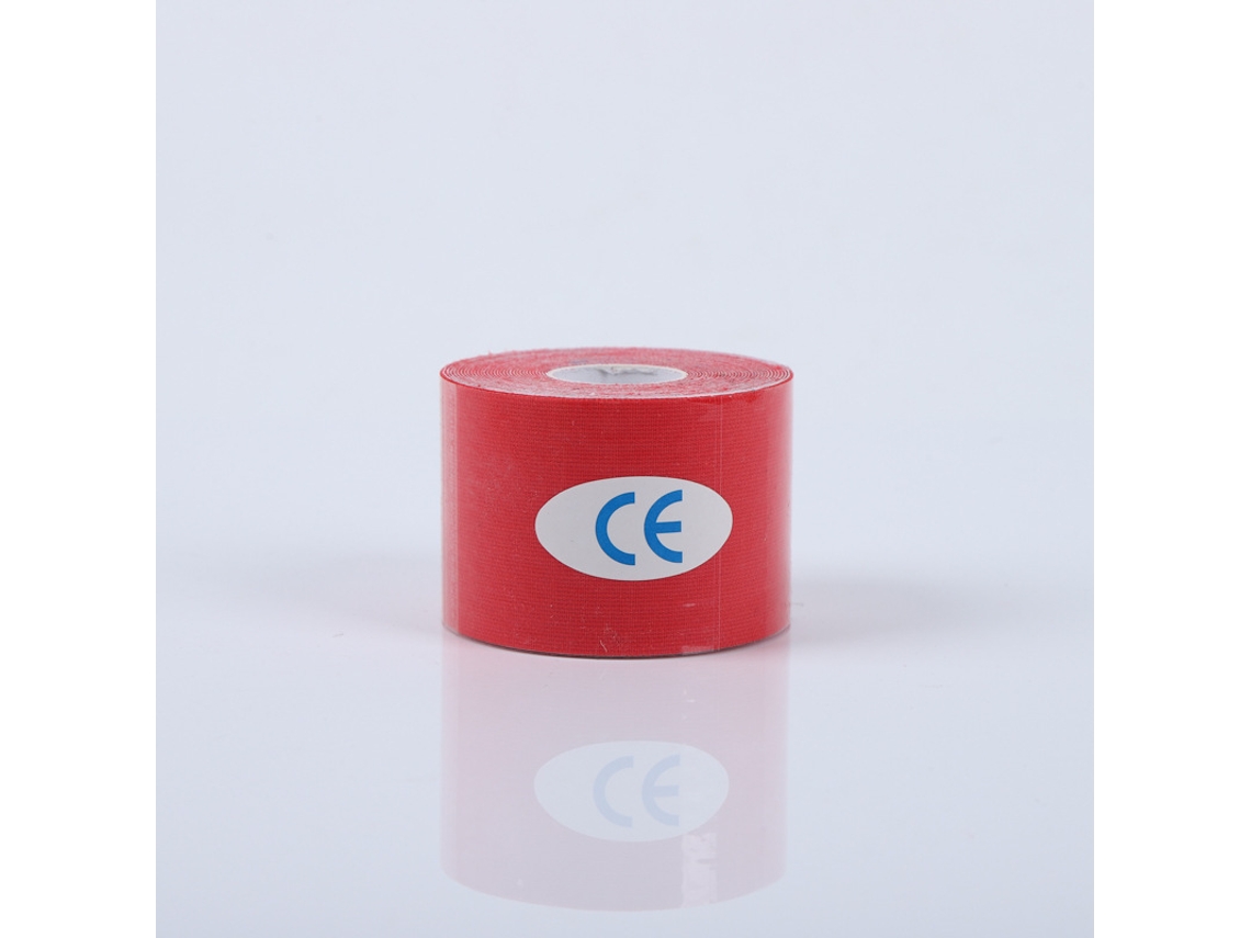 (rojo 3,8 Cm - 5 Cm) Cinta Kinesiológica Para Lifting De Rostro, Línea V, Cuello Y Ojos.