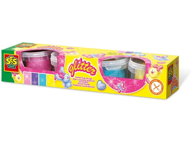 Plastilina SES CREATIVE Glitter