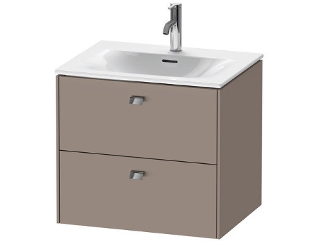 Mueble DURAVIT Brioso bajo lavabo montado en la pared 62,0 x 47,9 cm 2 cajones incl. recorte de sifón y delantal para lavabo Viu 234463