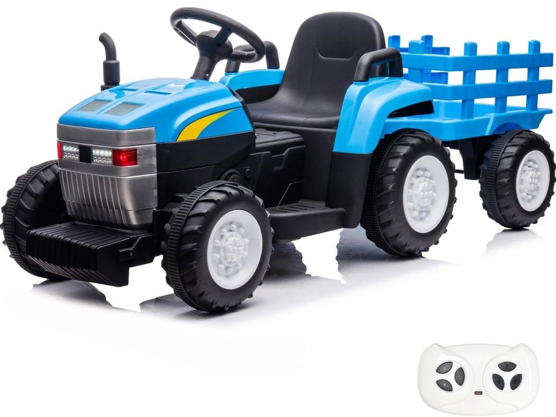 Tractor Eléctrico Para Niños - T7 12v - 2 A 5 Años - Azul