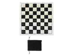 Juego De Ajedrez Internacional De Plástico Con Tablero De 25 Cm Para Adultos Y Niños, Blanco Y Negro.