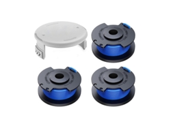 Paquete De 3 Carretes De Hilo Con 1 Tapa Para Desbrozadora Ryobi Ac14rl3a/ac14hca Henten Home