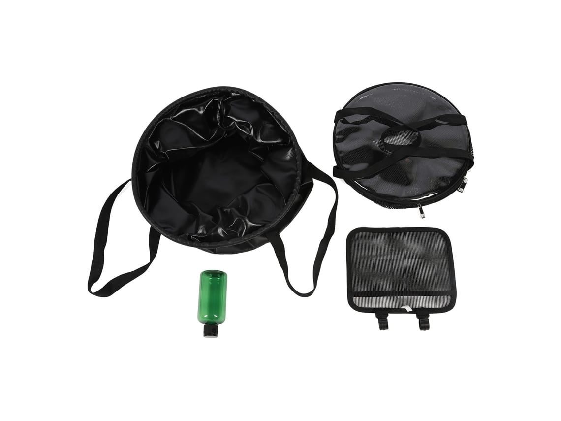 Cubo plegable, cesta de drenaje, multifuncional, portátil, plegable, para camping, lavabo, contenedor, cubo de pesca para viajes, camping