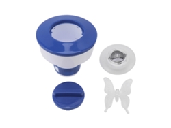 Dispensador de productos químicos flotante ajustable para piscinas pequeñas
