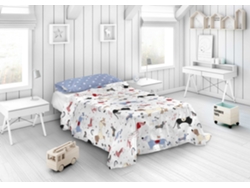 Sábana Encimera Con Funda De Almohada Cama 90 Algodón Extra Suave Fabricado En España Doggy Patch COOL KIDS