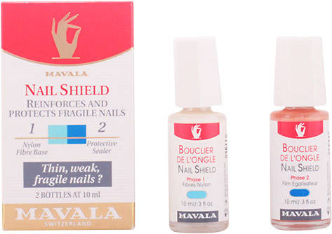 Fortalecedor de Uñas MAVALA Base de Fibra de Nylon  + Selante Protector  (10 ml + 10 ml)