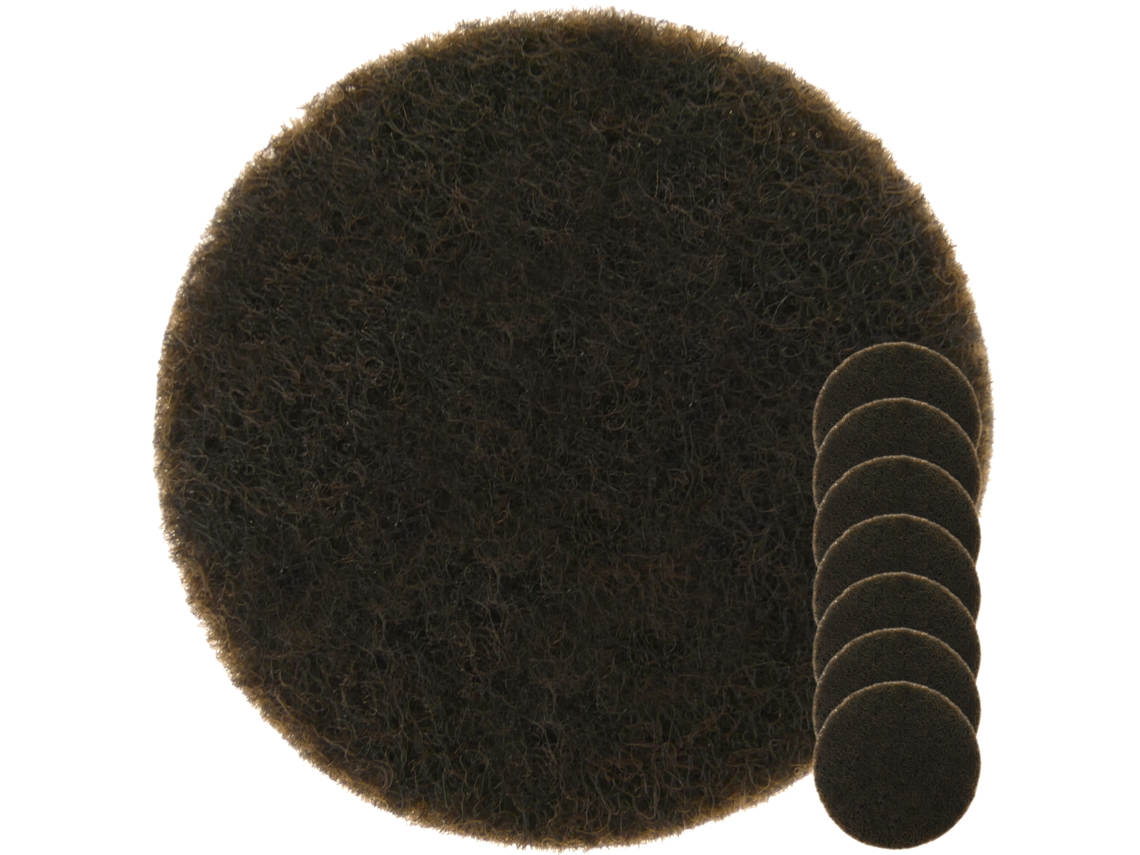 Fieltro Adhesivo Para Muebles Redondo 27Mm Marrón 8 Unidades PRIMEMATIK.COM