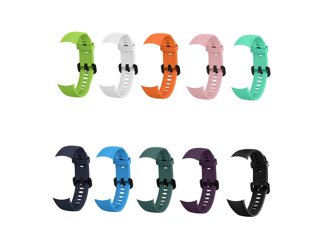 Correa De Reemplazo Para Brazalete Compatible Con Honor Band 5 Material De Silicona Morado Unisex
