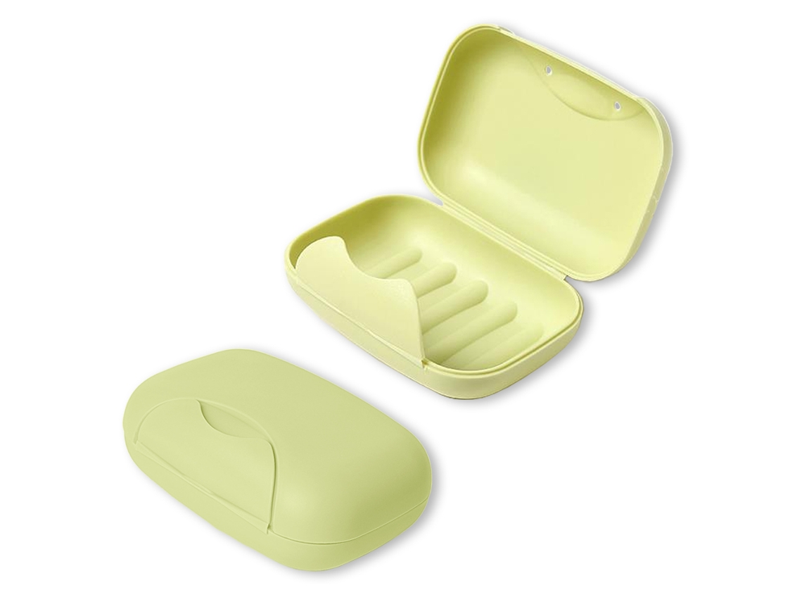 Juego de 2 jaboneras de plástico para uso doméstico y exterior. JEIIBRZUI