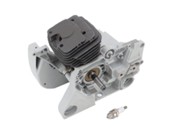 Cárter de motosierra de alta dureza semiacabado, compatible con MS038