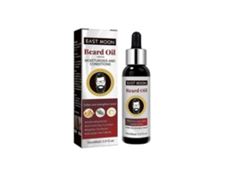 Aceite para el tratamiento de la barba East Moon, hidratante y reparador para hombres, ideal para barbas gruesas y rebeldes. Aceite reparador para el cabello.