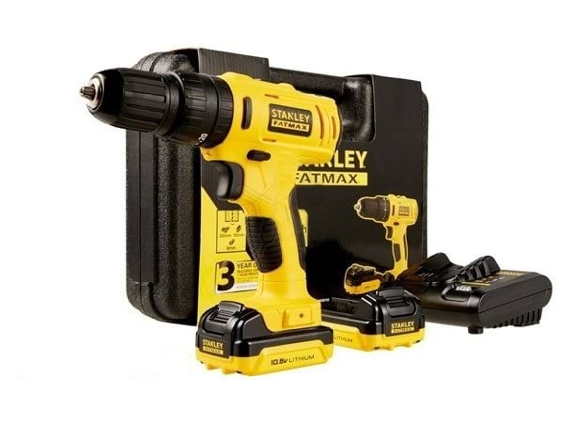 Taladro percutor Stanley FMC021S2-QW de 10,8 V y 1,5 Ah