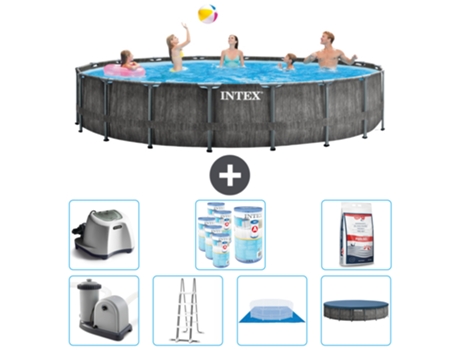 Piscina Tubular INTEX 26744GN-CB57 (24311 L - 549x122cm)