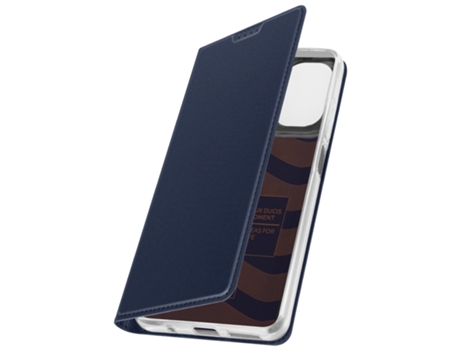 DUX DUCIS Funda Motorola Moto G24 y G04 Solapa Tarjetero Soporte vídeo DUX DUCIS Azul oscuro