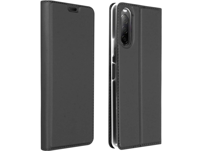 Funda Sony Xperia 10 2 AVIZAR Fólio Negro