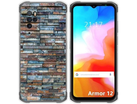 Carcasa Ulefone Armor 12 5G TUMUNDOSMARTPHONE Dibujos Ladrillo 05 Multicolor