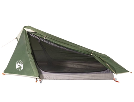 Tienda de campaña túnel VIDAXL para 1 persona impermeable verde