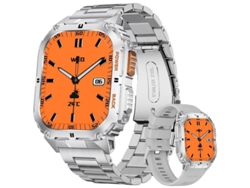 Reloj inteligente AMOLED de 1,96 pulgadas con monitor de actividad física, responde llamadas, más de 100 modos de ejercicio, monitor de frecuencia cardíaca y sueño. Bestvite